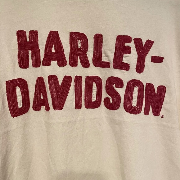 Harley Davidson T chain stitched tee shirt - Picture 2 of 8